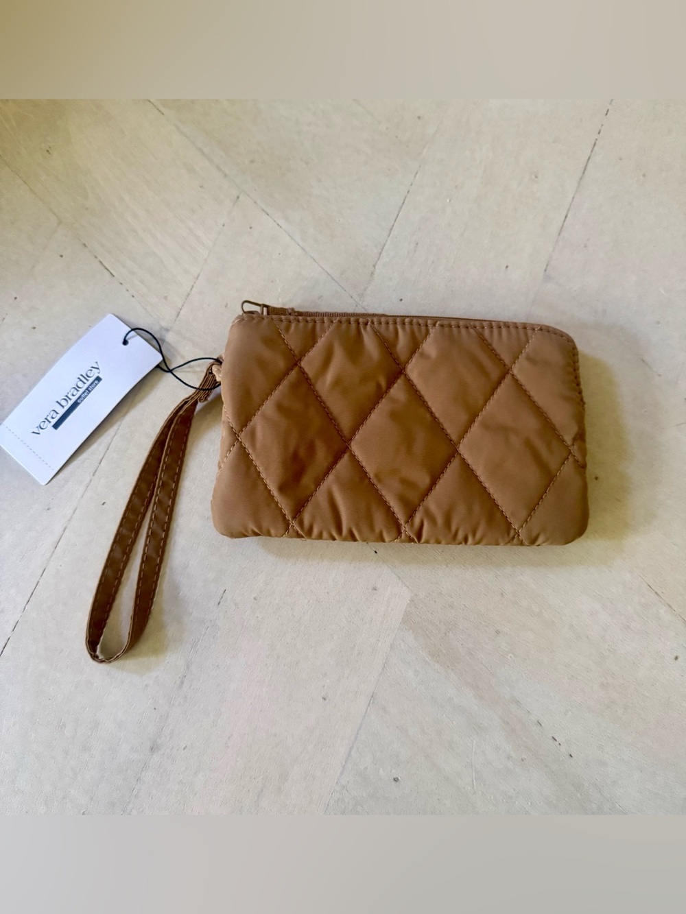 NWT Vera Bradley Quilted Essential Zip Wallet Tiger’s Eye 🍂🍁🍂